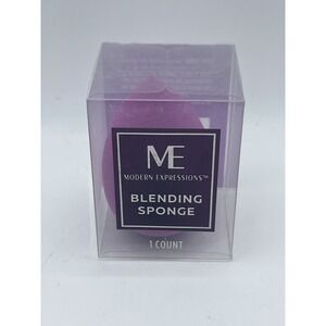 Modern Expressions Blending‎ Sponge Makeup Blender Purple ME Cosmetic Tool - NEW